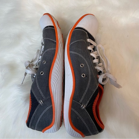 Dr. Scholl’s women’s Jamie lace up navy & orange in size 10 - Picture 6 of 12